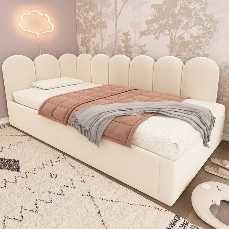 Upholstered Daybed With Pull-Out Bed