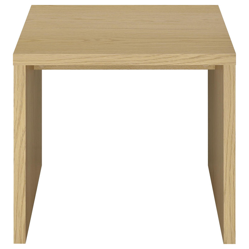 Parker - Accent Side End Table - Light Oak