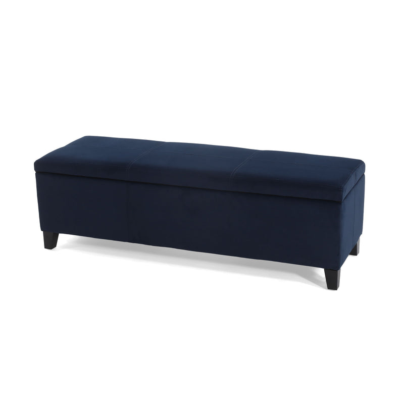 Upholstered Storage Ottoman Bench