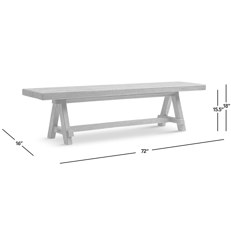 Hawthorne - Dining Bench - Natural