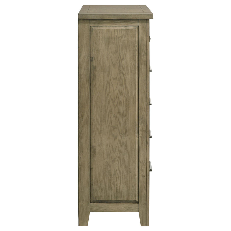 Hazlewood 5-drawer Bedroom Chest of Drawers Vineyard Oak