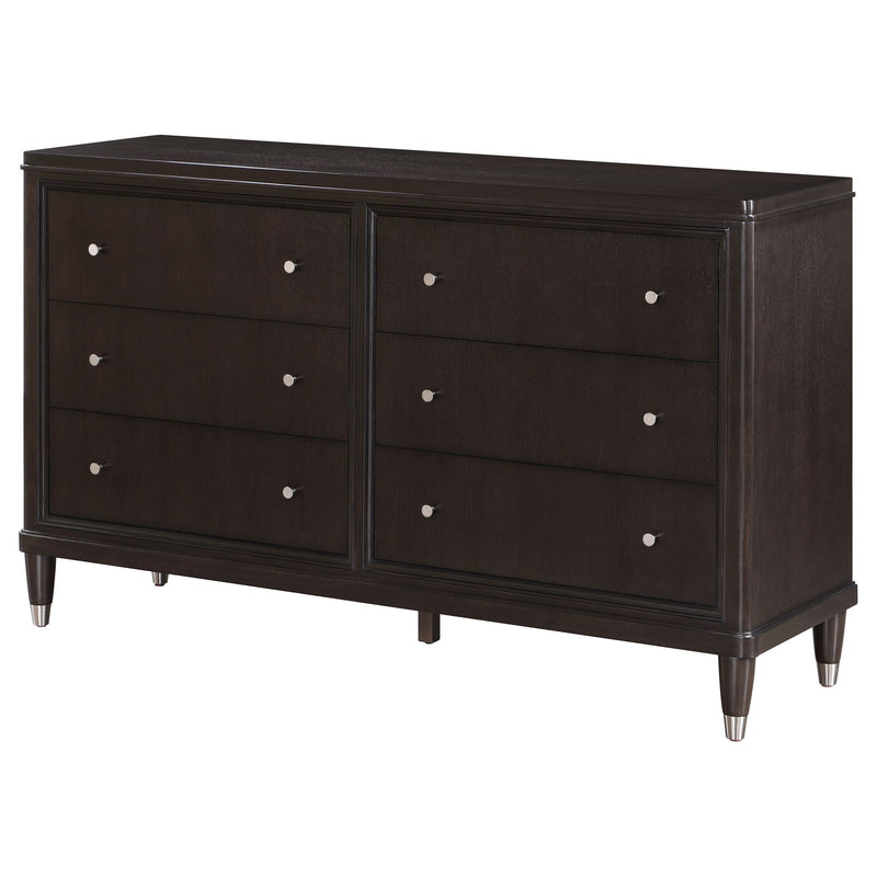 Niguel - 6 Drawer Dresser - Brown