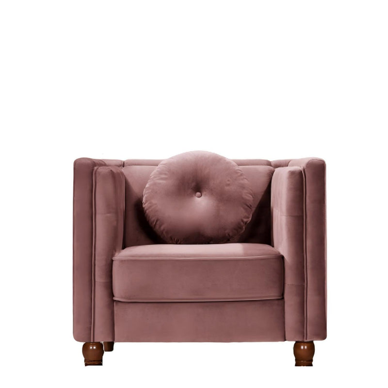 Chesterfield Accent Tufted Square Arm Side Chair