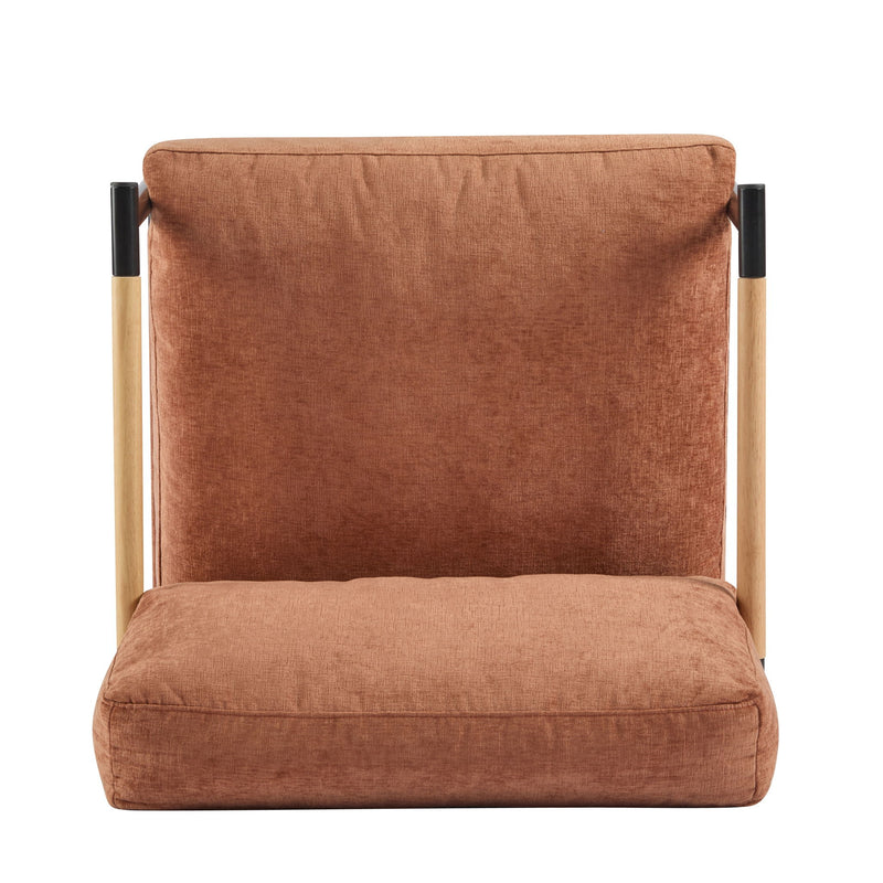 Modern Accent Chair With Cushions, Cozy Seating
