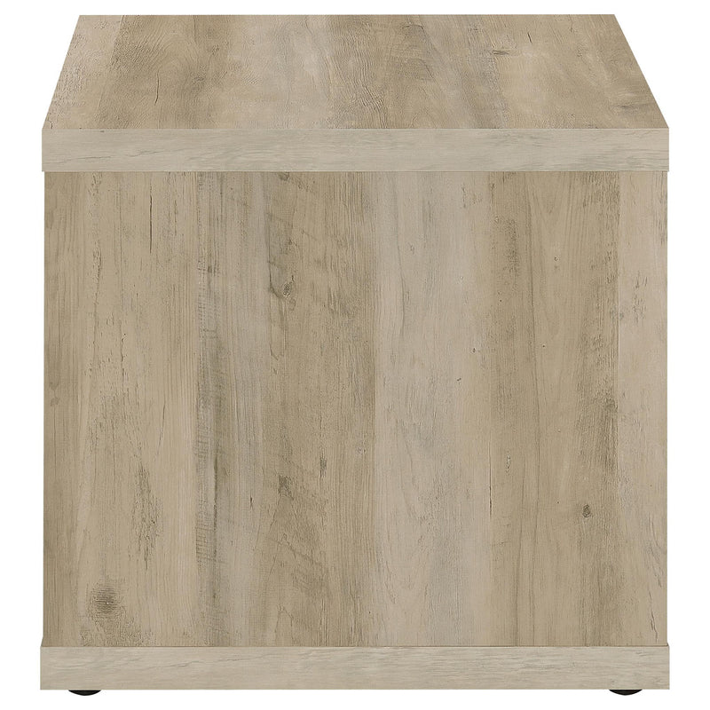 Frisco 2-piece Coffee and End Table Set Distressed Pine