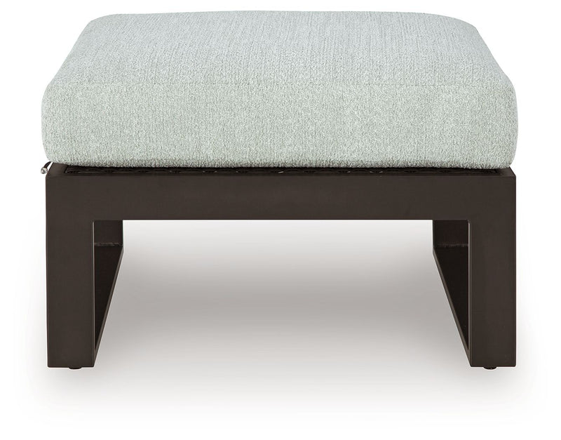 Beachloft - Ottoman With Cushion - Black / Gray