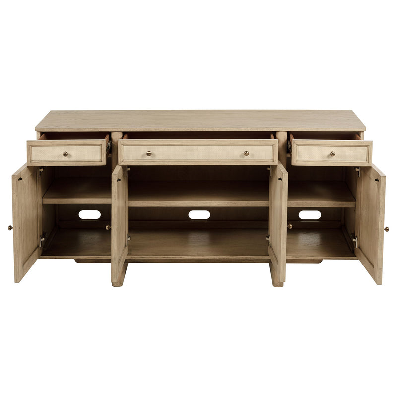 Kimpton - 4 Door Sideboard Buffet Cabinet - Beige