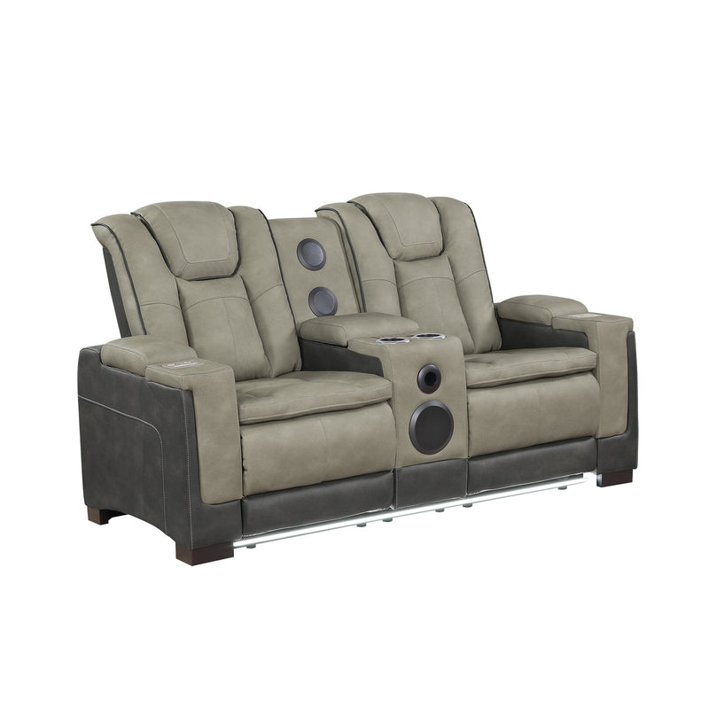 Bruno - Power Reclining Living Room Set With LED Lighting
