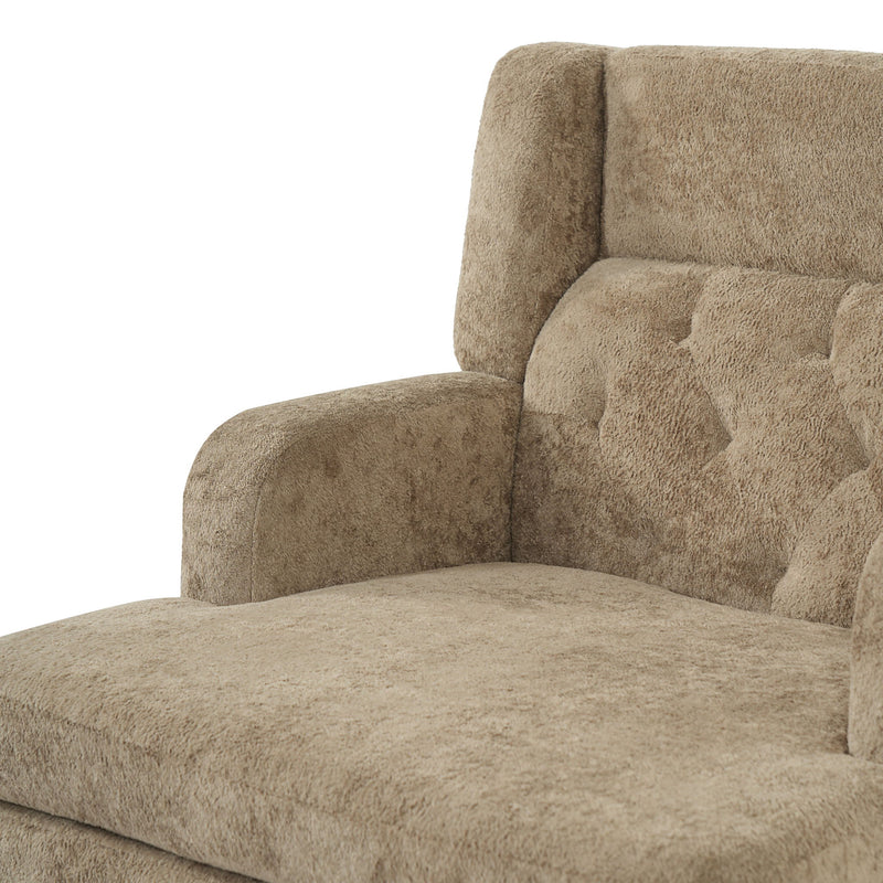 Modern Tufted Upholstered Accent Chair For Living Room