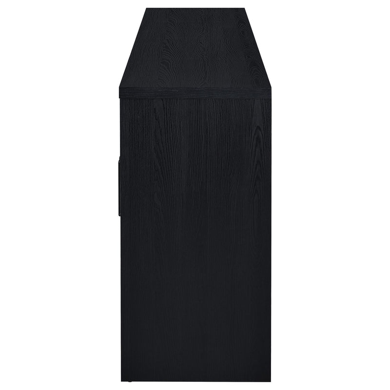 Shayne - 4 Door Sideboard With Arched Doors - Black