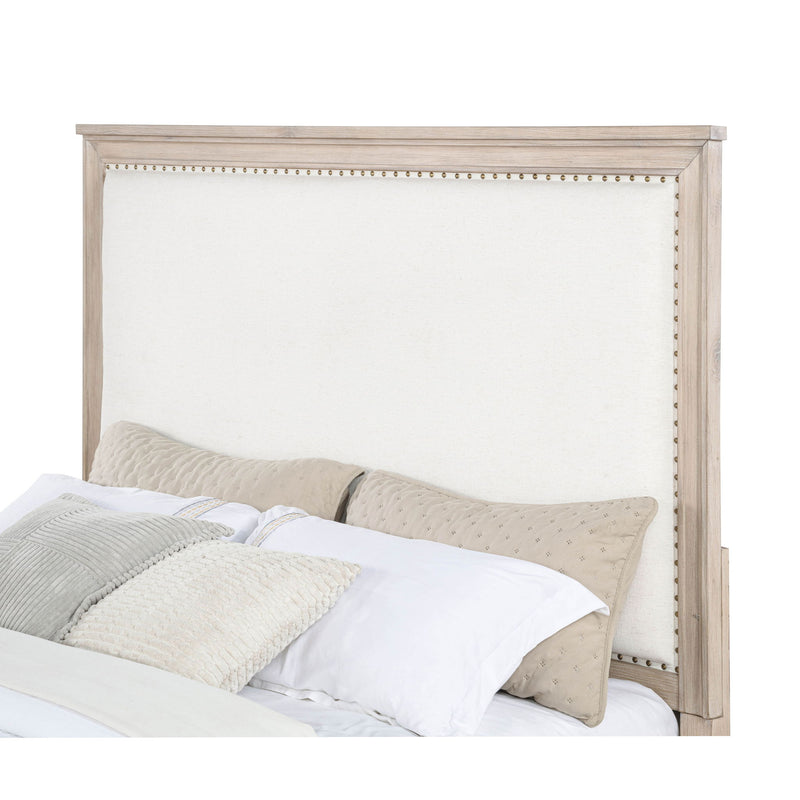 Wedner - Queen Panel Bed - Oak