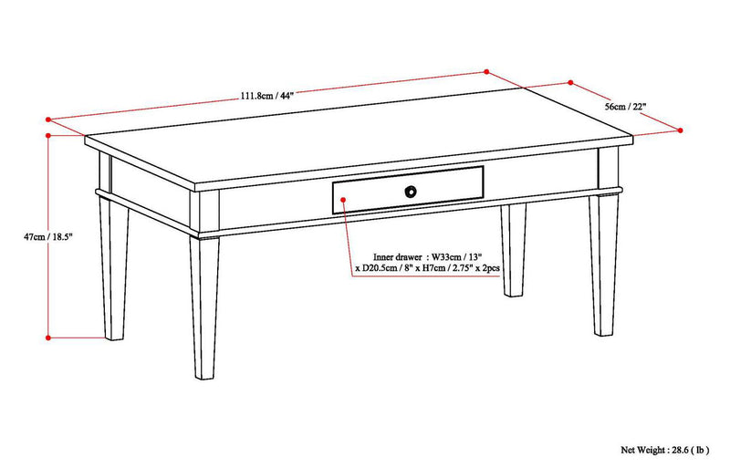 Carlton - Handcrafted Table
