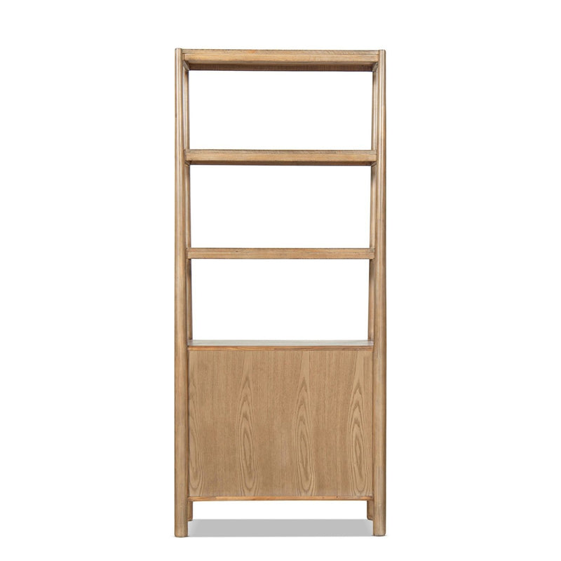 Nolan - Bookcase With Lower Cabinet - Natural
