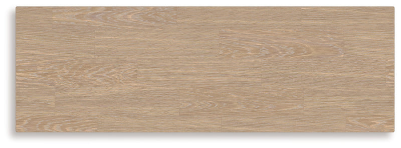 Purlaney - Large Dining Room Bench - Antique White / Natural