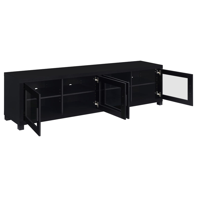 Arnaud - 3 Piece TV Stand Set With Storage - Black