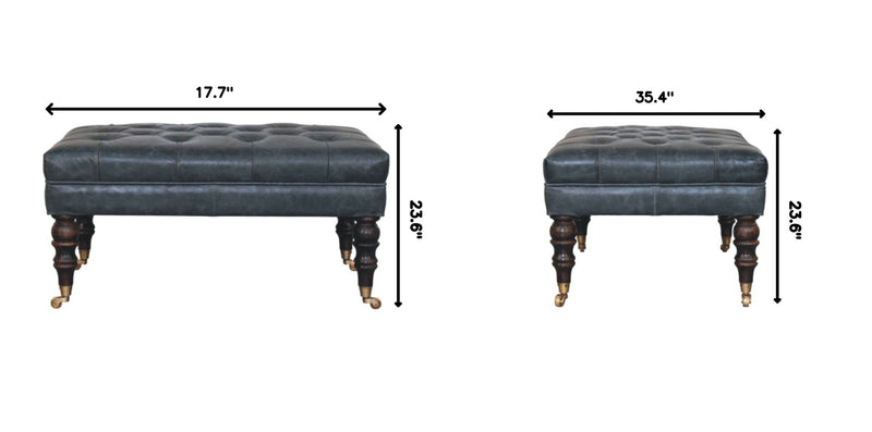 Buffalo - Ottoman With Castor Legs