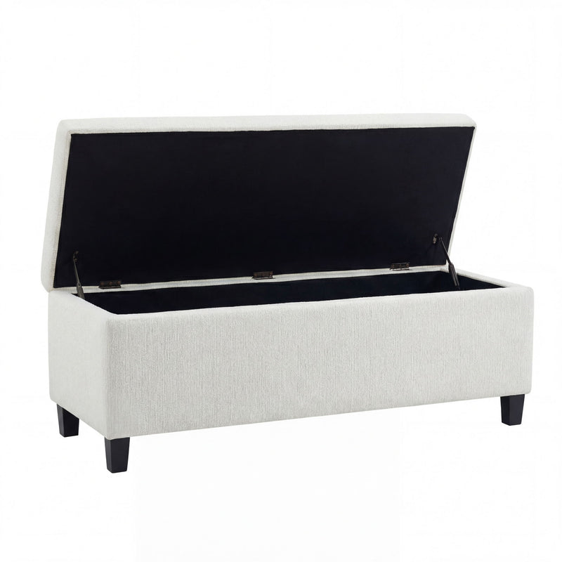 Upholstered Storage Ottoman Bench