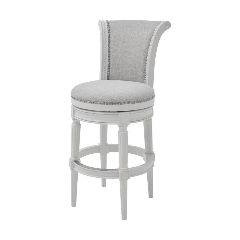 Swivel Barstool With High-Back