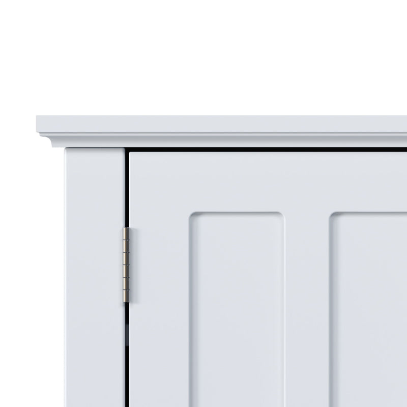 Multi Functional Wall Mounted Cabinet With Adjustable Shelves For Bathroom
