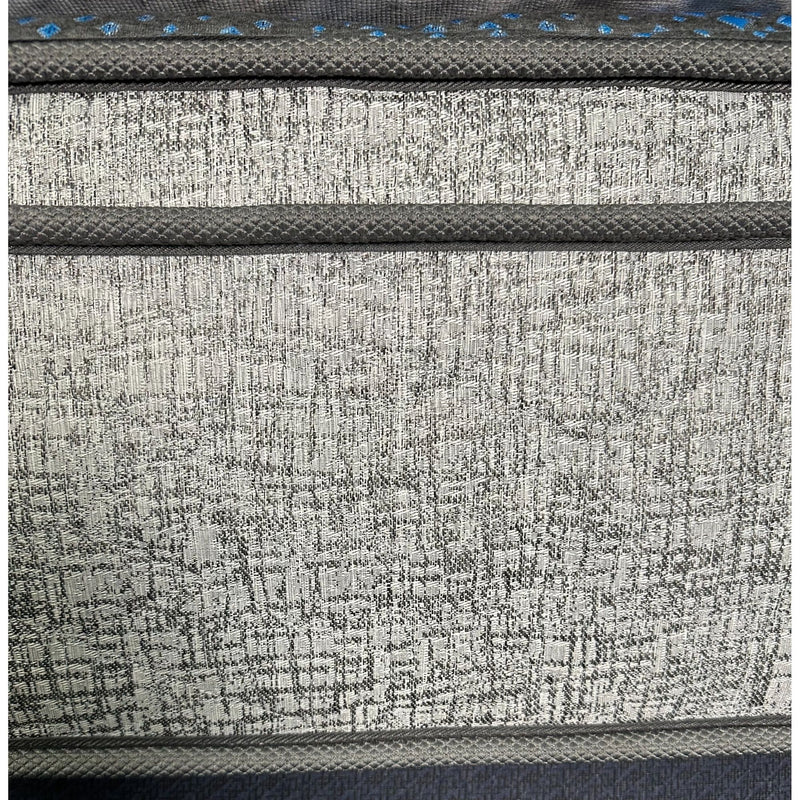 Comfort Care - 12" Hybrid Euro Top Mattress, Plush Comfort With Individual Pocketed Coil - Gray / Blue - Twin