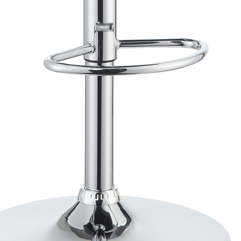 Edenton Upholstered Adjustable Bar Stool Black (Set of 2)