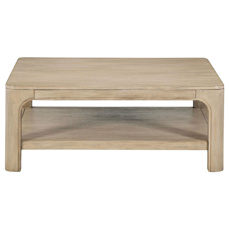 Solano 2-piece Square Coffee Table Set Weathered Mango