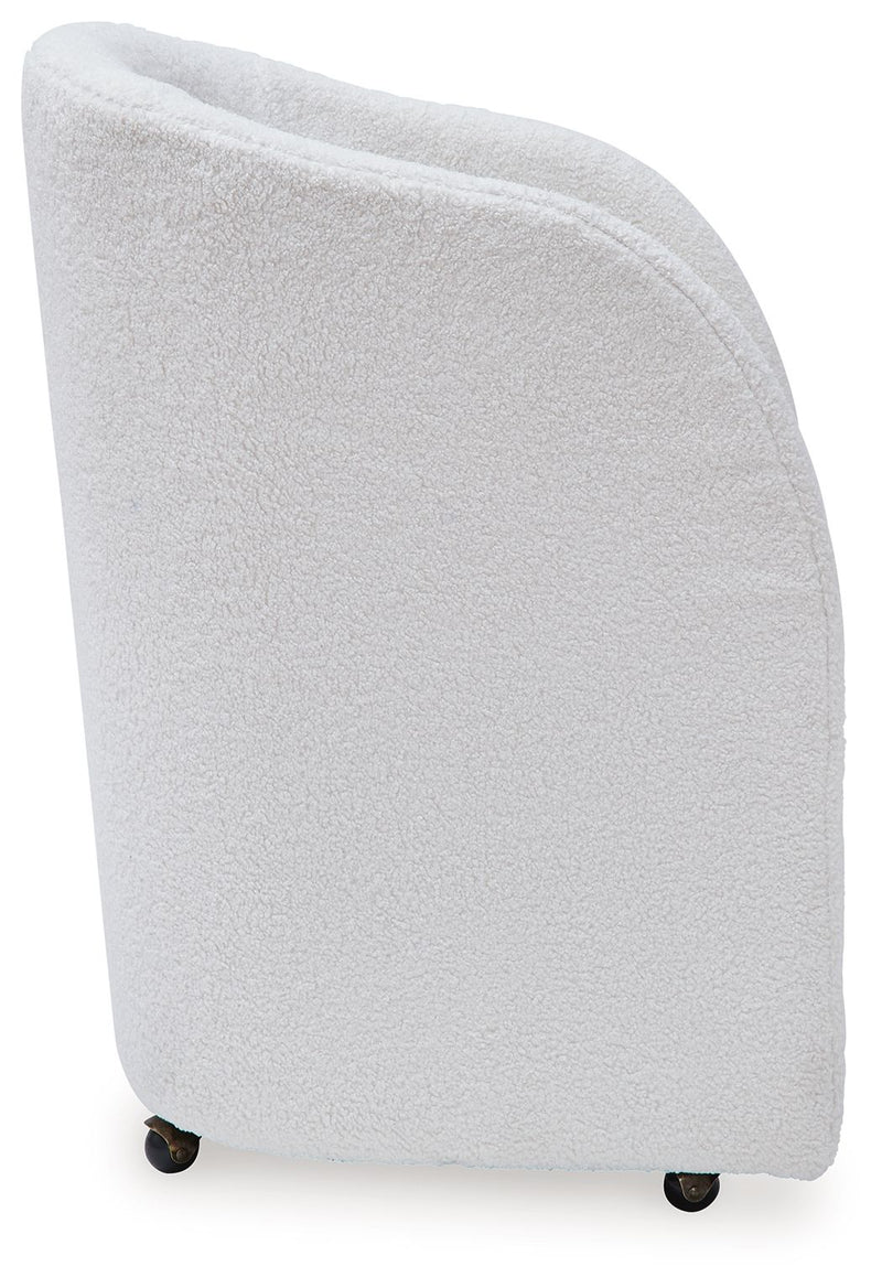 Rowanbeck - Dining Upholstered Arm Chair (Set of 2) - Ivory