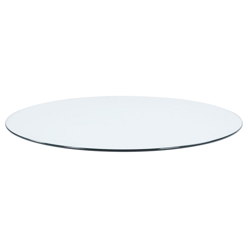 48-inch 10mm Round Clear Tempered Glass Top