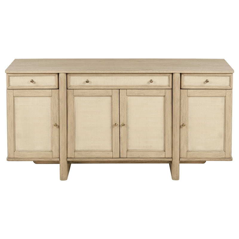 Kimpton - 4 Door Sideboard Buffet Cabinet - Beige