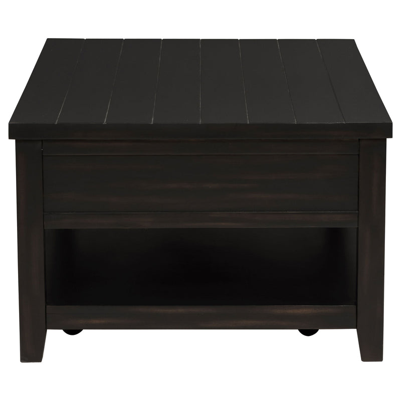 Sutter - 2 Piece Coffee And End Table Set - Dark Brown