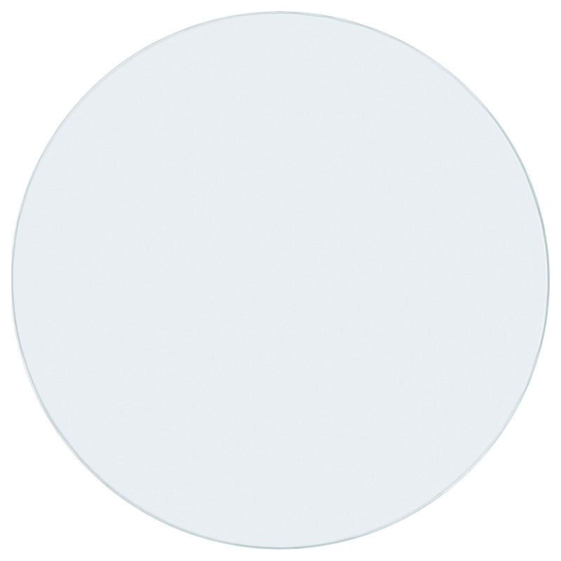 48-inch 10mm Round Clear Tempered Glass Top