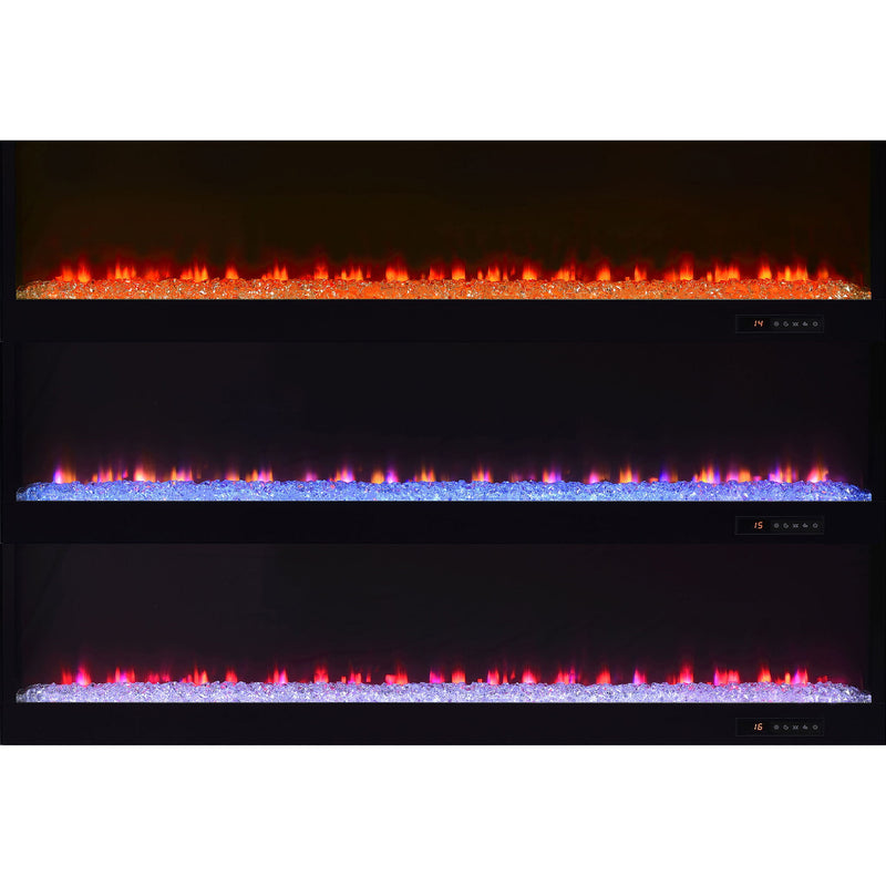 TV Stand Fireplace Console With Bluetooth Speaker