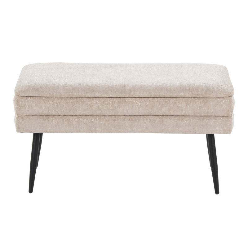 Neapolitan - Contemporary Storage Bench