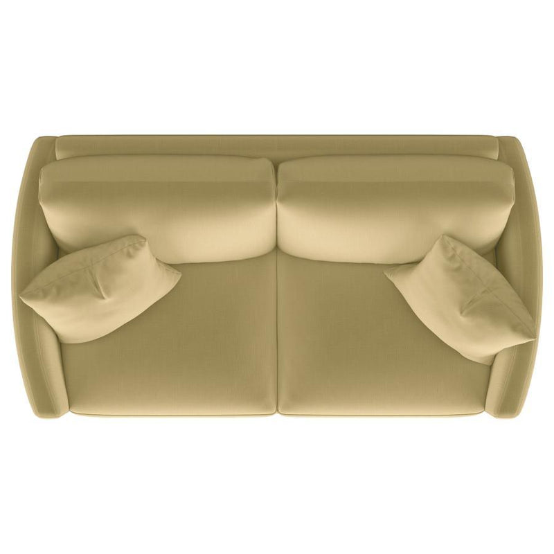 Corliss - Upholstered Arched Arm Loveseat