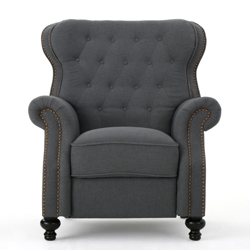 Modern Manual Push Back Recliner Chair