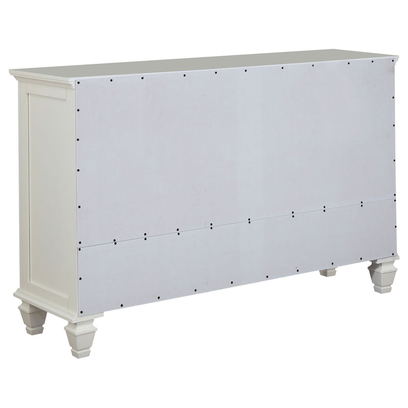 Rocco - 4 Piece Queen Bedroom Set - Cream White