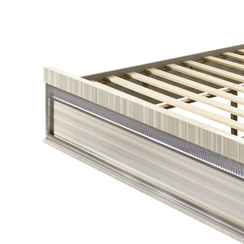 Leonor - Bed With LED Headboard And Footboard