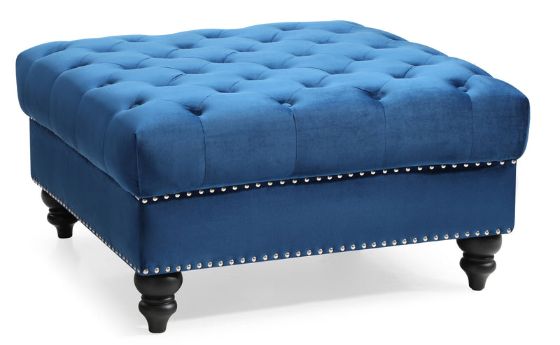 Ottoman - Navy Blue
