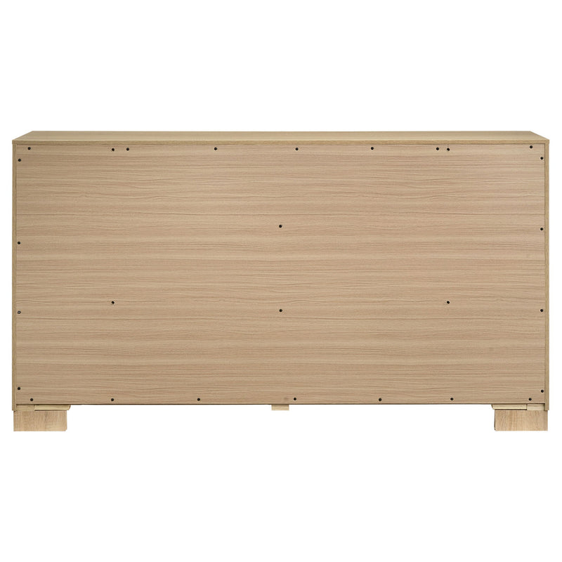 Merritt - 6 Drawer Dresser Cabinet - Light Oak
