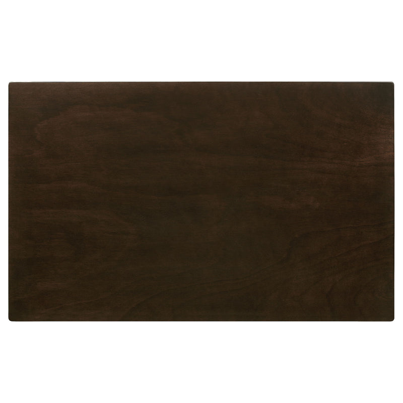 Arvin - 5 Piece Dining Set With Rectangular Table And Bench With Seats - Cappuccino