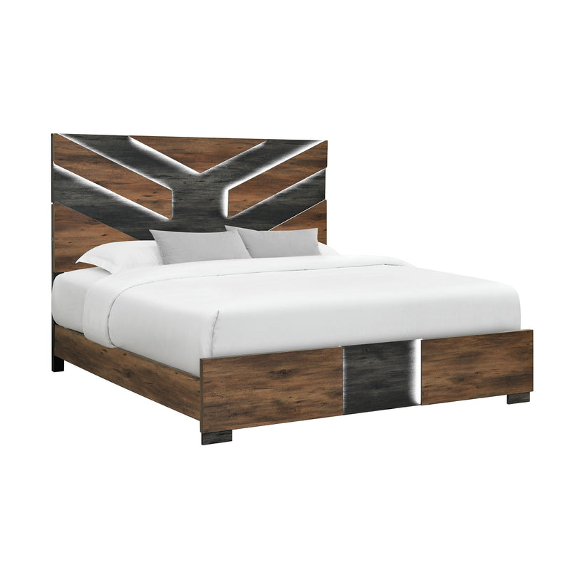 Prime - 5 Piece Bedroom Set With LED Headboard