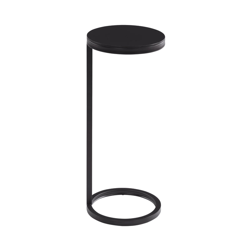 Yancey - Round Accent Table - Antique Bronze