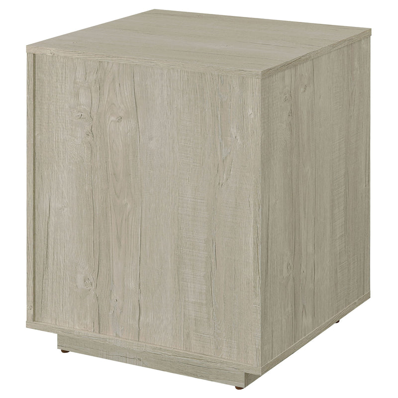 Loomis - 3 Drawer Home Office File Cabinet - White / Gray