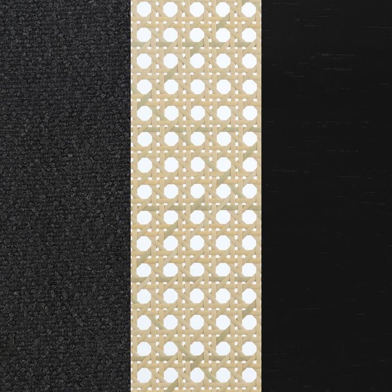 Rayo - Rattan Cane Back Accent Chair With Padded Seat