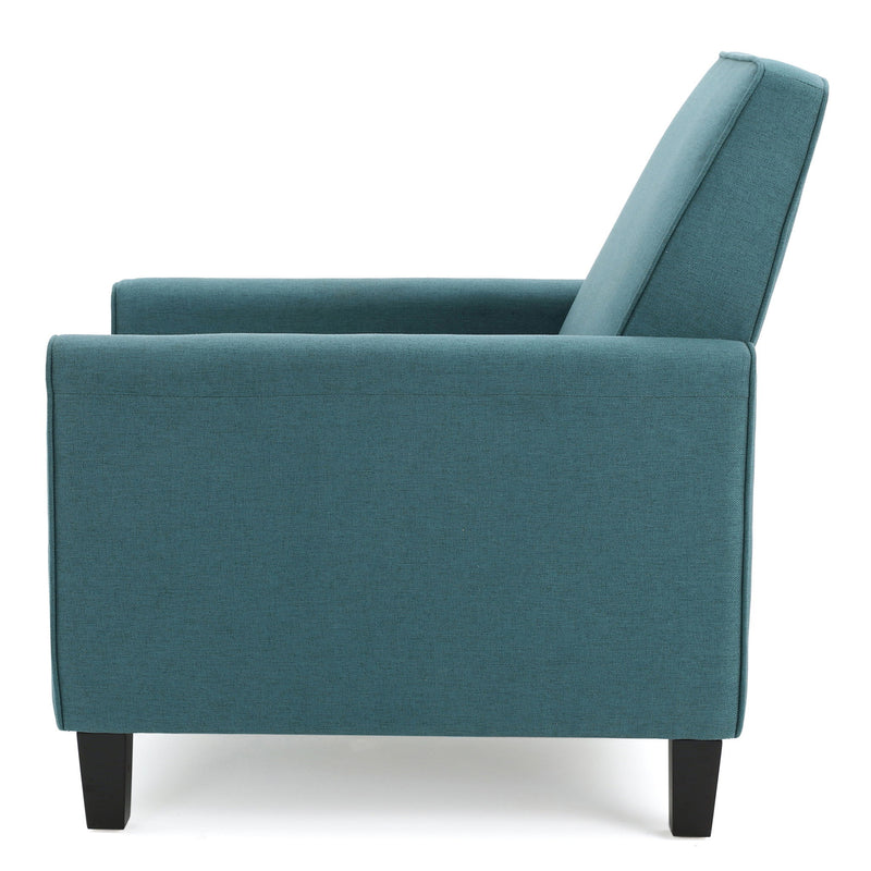 Upholstered Push Back Recliner Chair For Living Room