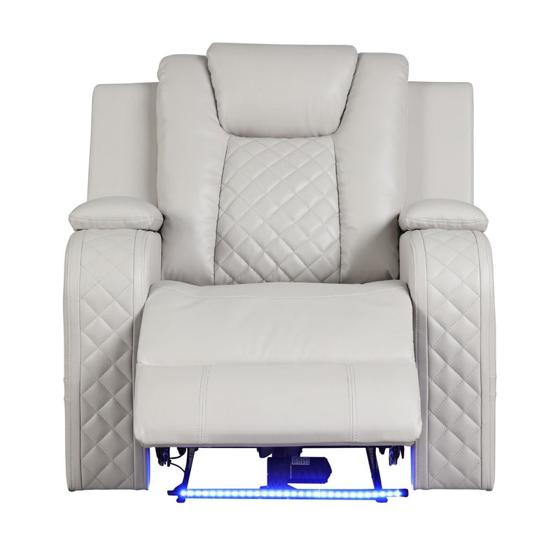 Benz - Power Recliner Set With LED Lighting And USB Charging