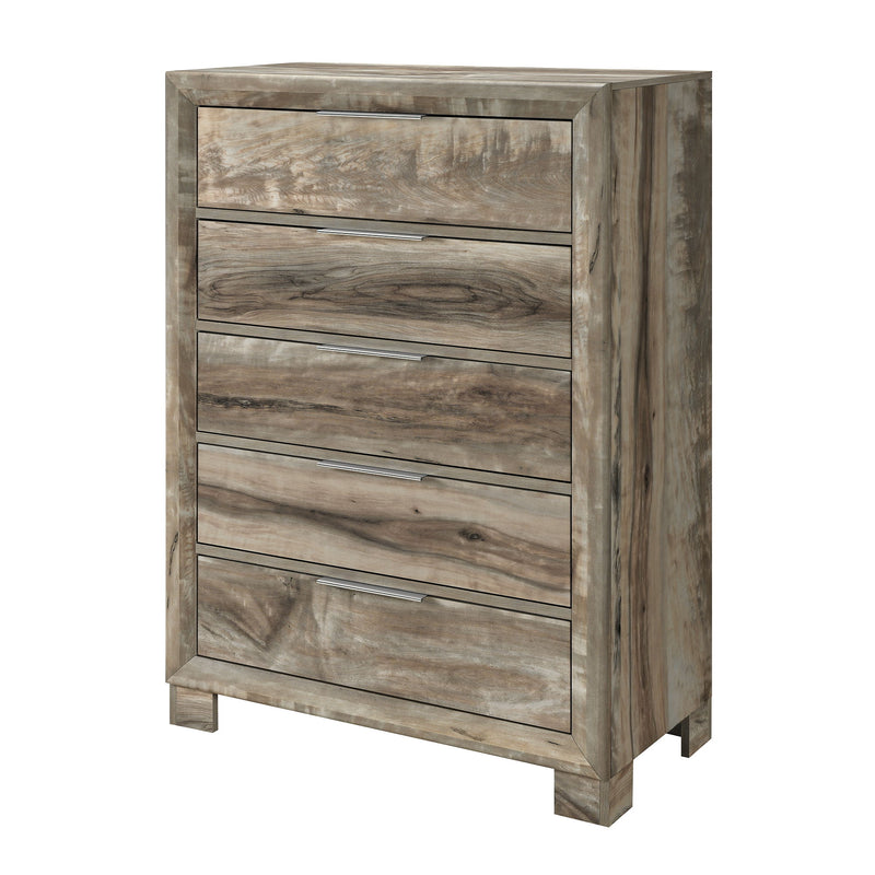 Callisie - Chest With 5 Drawers - Brown