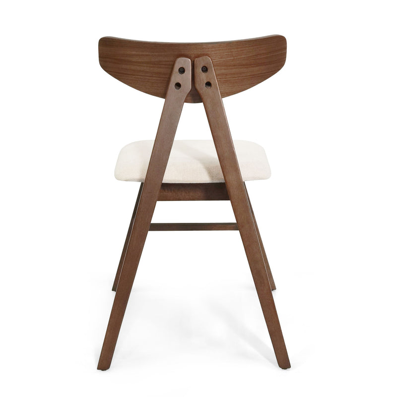 Vida - Dining Chair (Set of 2) With Upholstered Seats - Light Beige