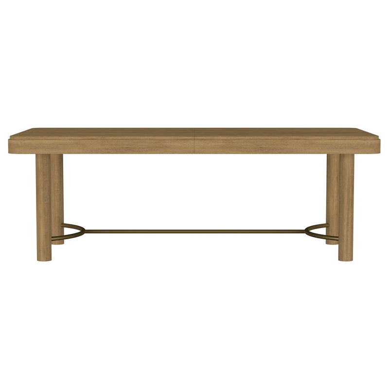 Benson - Extension Leaf Dining Table With Trestle Base - Sand
