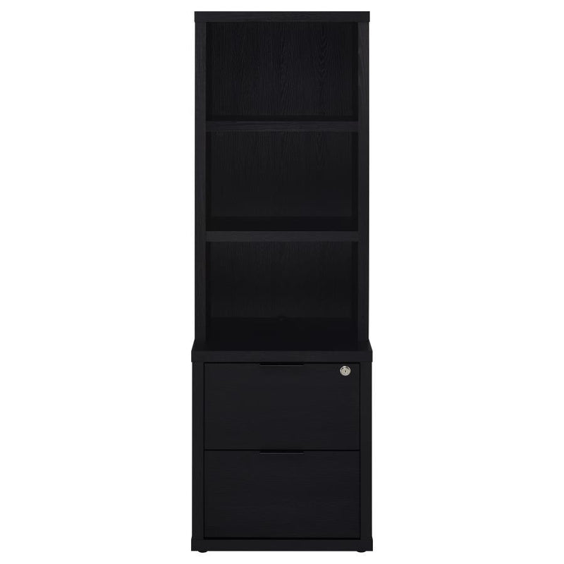 Westpark - 3-Shelf Bookcase USB And Lockable Drawer